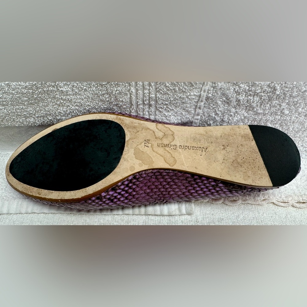 Alexandre Birman Genuine Python Ballet Flats - Picture 10 of 15